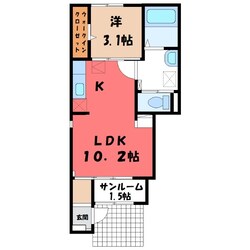 おもちゃのまち駅 徒歩6分 1階の物件間取画像